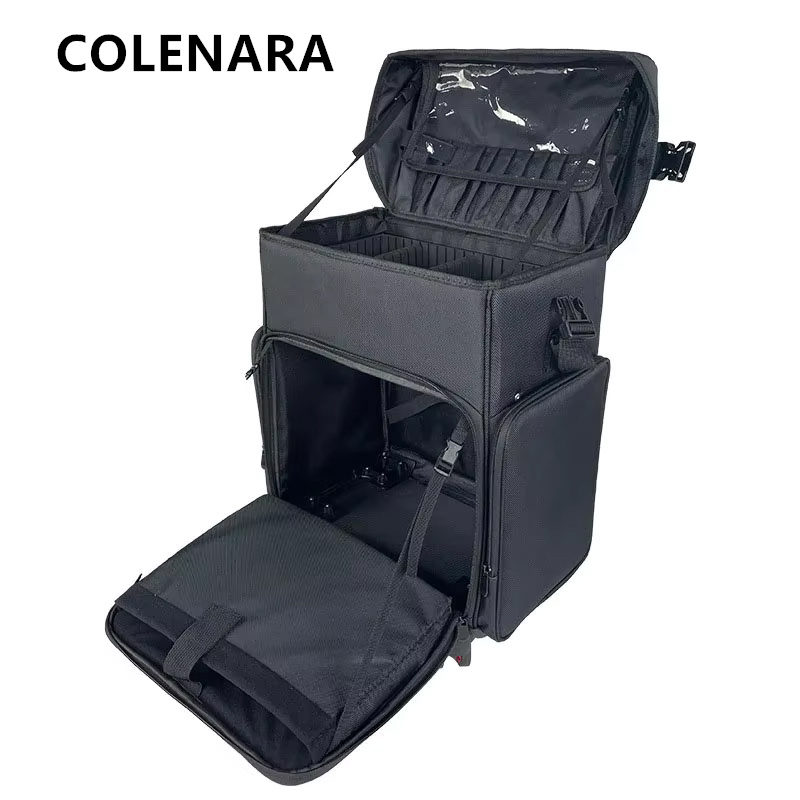 Tool Bag - COLENARA 化粧品ケース レディース オックスフォード布 大容量 ラゲージケース