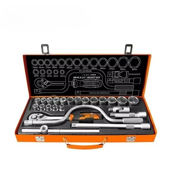 Socket Wrench - 155424 24個入り 1/2インチ ツールレンチツール ソケットセット