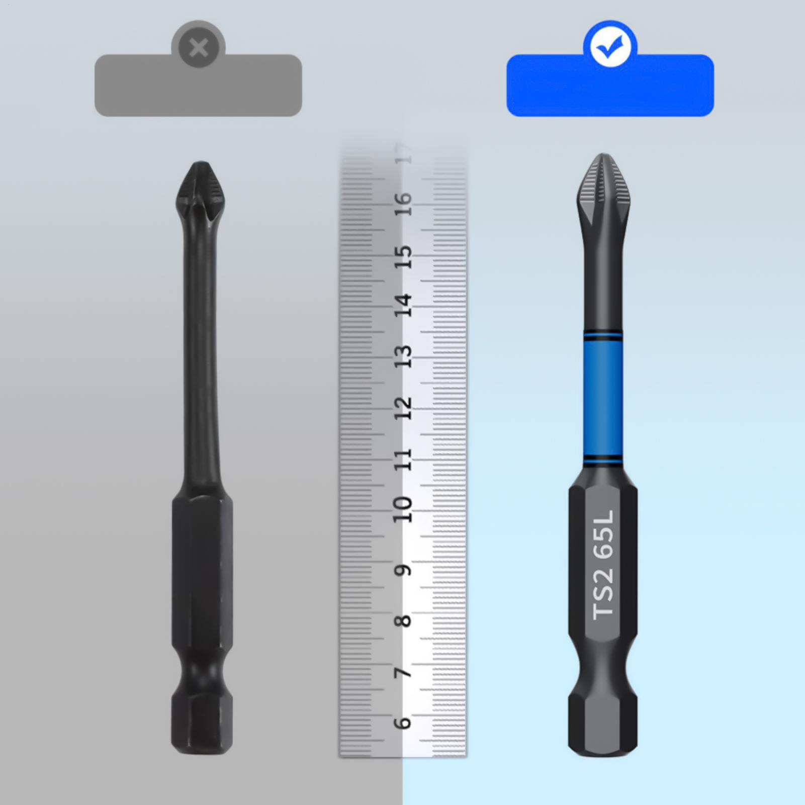 Tool Set - ドリルドライバービットセット 6 ピース磁気ヘビーデューティ六角シャンクドリルビットコンビネーションツール木工金属加工穴あけ用