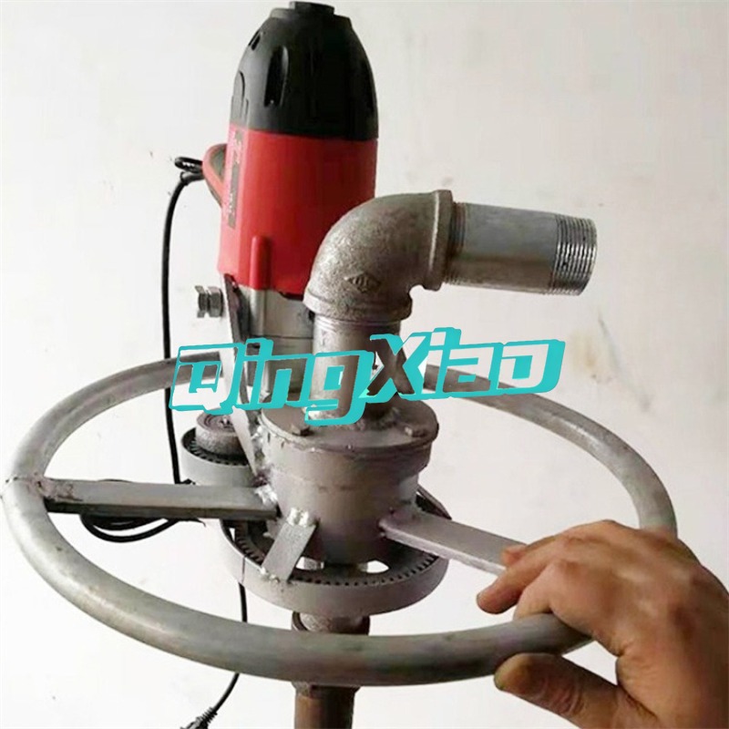 Drill Press - ポータブル家庭用井戸掘削機ハンドヘルド220V小型掘削装置水井戸掘削機家庭用穴掘り機