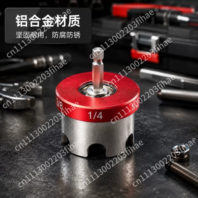 Socket Wrench - 新しい3-in-1多機能レンチヘッド。ナットの取り付けやハードウェアの修理作業に最適な、素早く分解できるソケットツール。