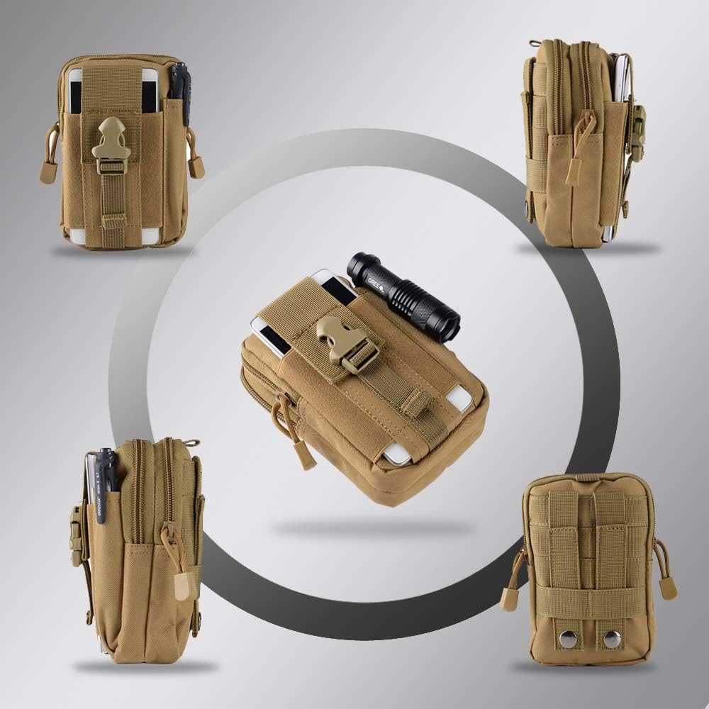 戦術的なモールベルトポーチ軍事ウエストバッグ EDC ツール - Tool Bag のレビューと価格