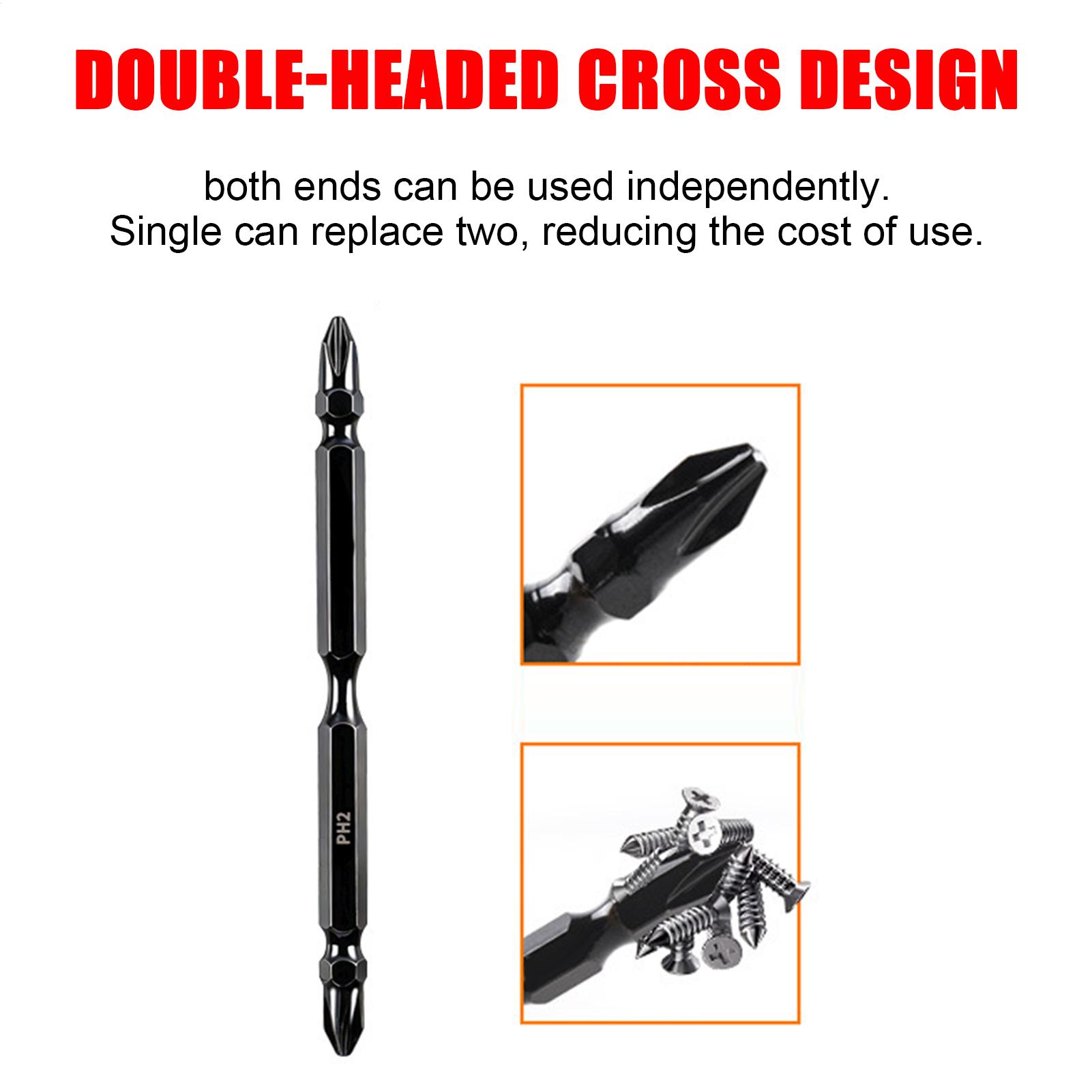磁気ドリルビット両端フライス加工磁気ドライバーヘッドキット精 - Screwdriver Set のレビューと価格
