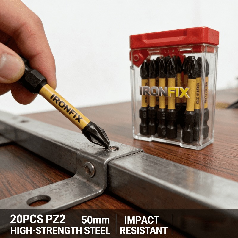 高品質な20個入りPZ2ドライバービットセット。電動ドリルや - Tool Set のレビューと価格