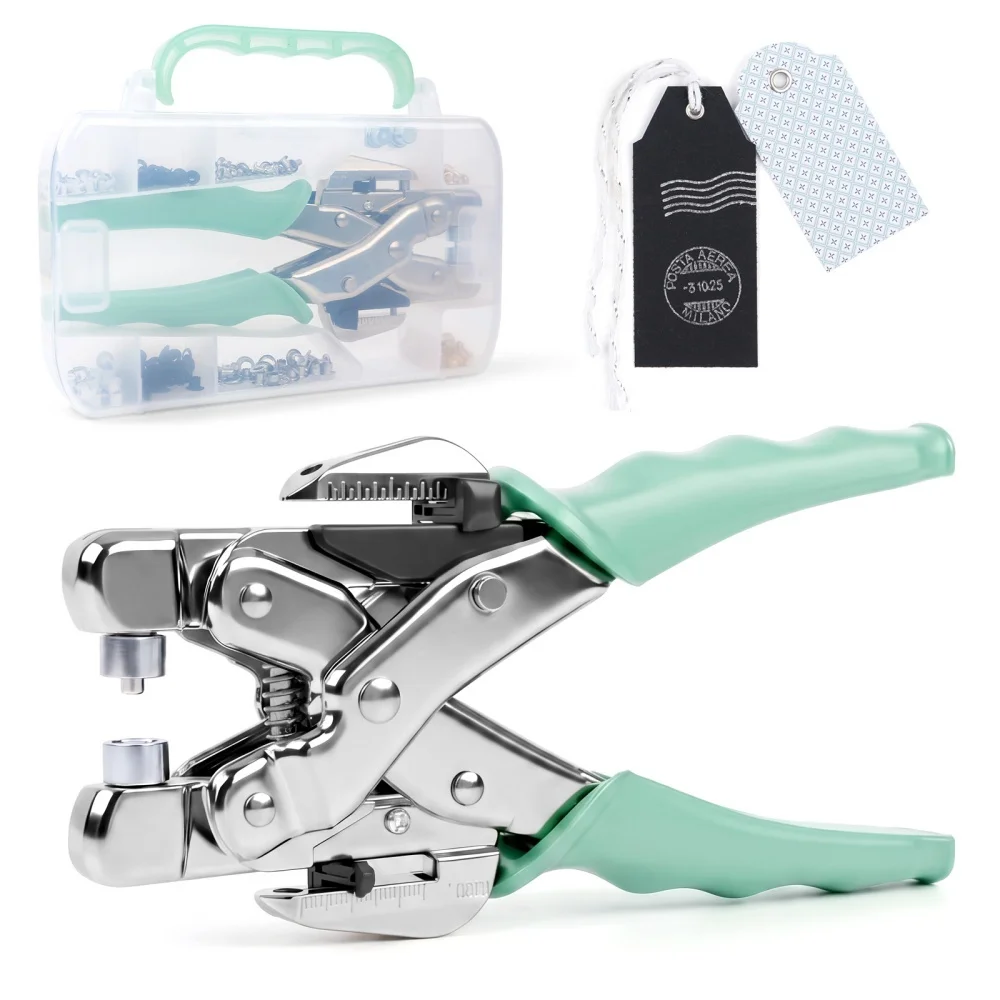 グロメットツールキット ハンドヘルド穴あけプライヤー バック - Pliers のレビューと価格