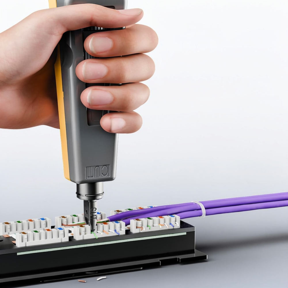 RJ45ケーブル配線用、プロ仕様の頑丈なイーサネット圧着工具 - Tool Set のレビューと価格