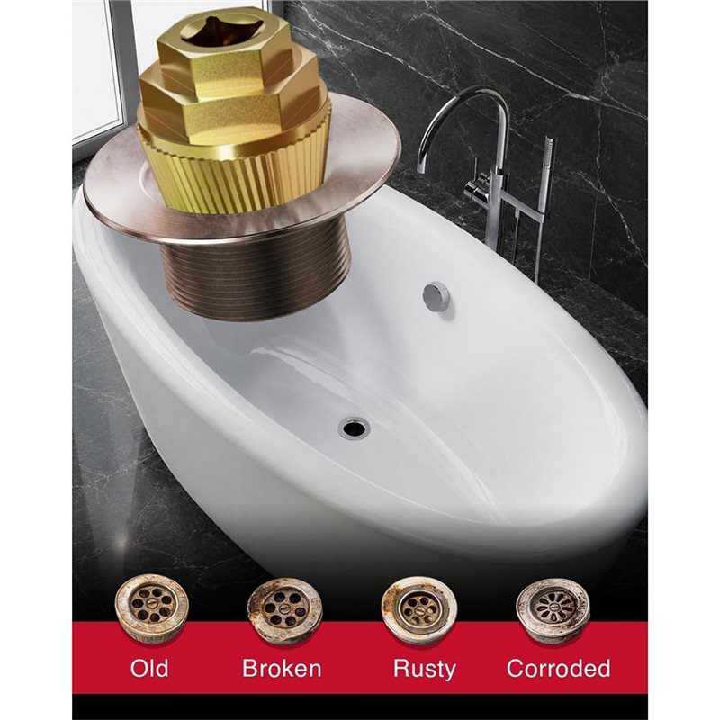 AC88-1.5インチ浴槽排水口取り外しツールおよび、頑丈な - Socket Wrench のレビューと価格