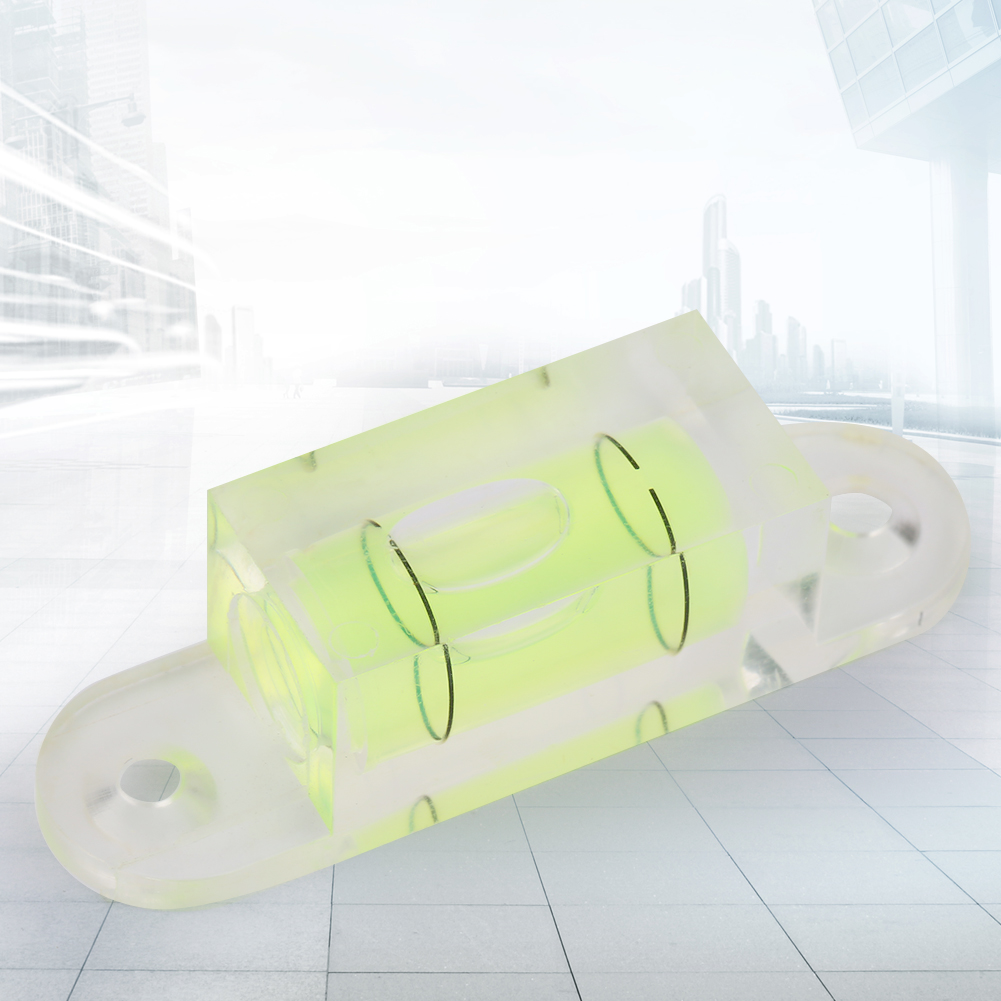 ポータブルレベルバブルゲージ取り付け穴デザイン水準器バブルホ - Spirit Level のレビューと価格
