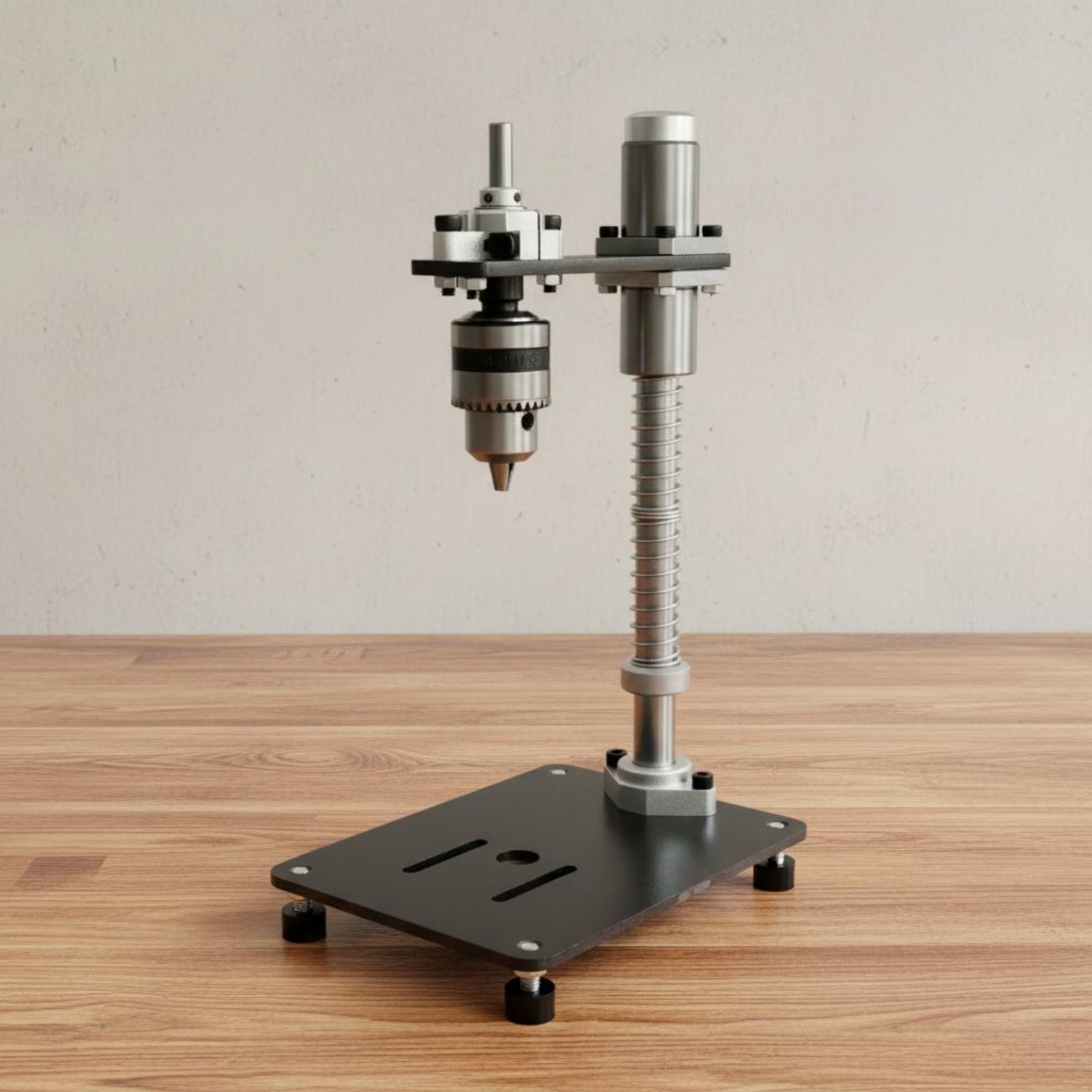 ハンドドリルプレススタンド 安定したクランプ式垂直穴あけガイ - Drill Press のレビューと価格