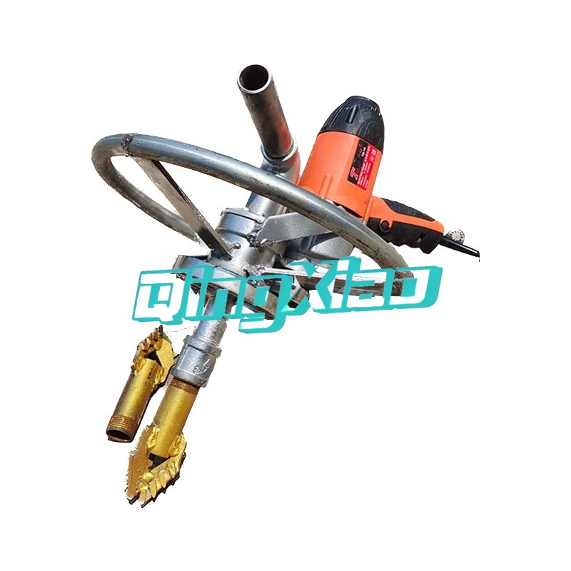ポータブル家庭用井戸掘削機ハンドヘルド220V小型掘削装置水 - Drill Press のレビューと価格
