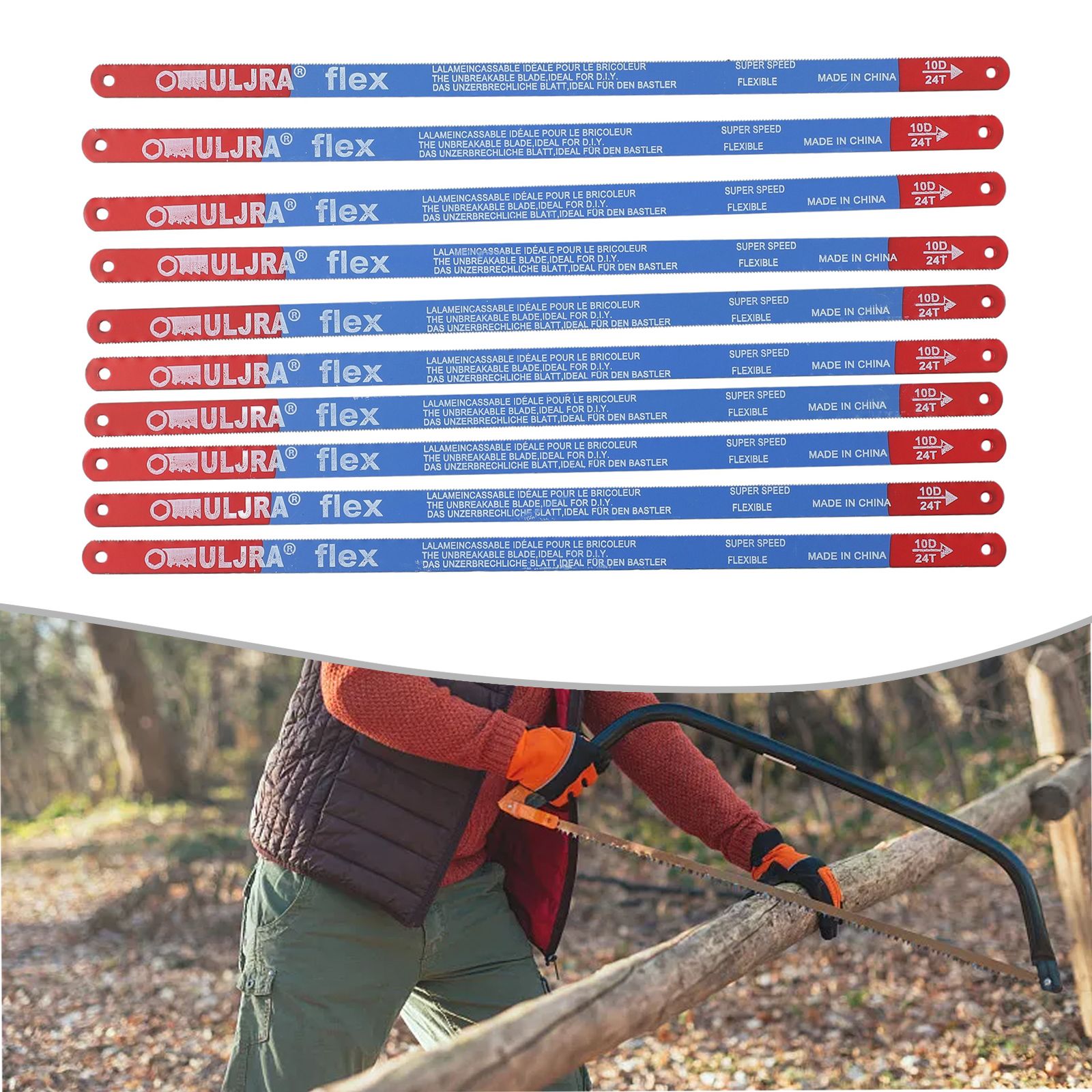 10 ピース/セット 14T/18T/24T 弓のこ刃 30 - Hacksaw のレビューと価格