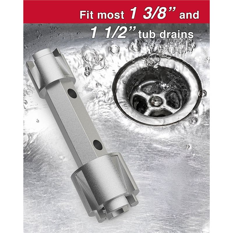 B62Bレンチツール、1.5インチの浴槽排水口抜き出しツール - Socket Wrench のレビューと価格