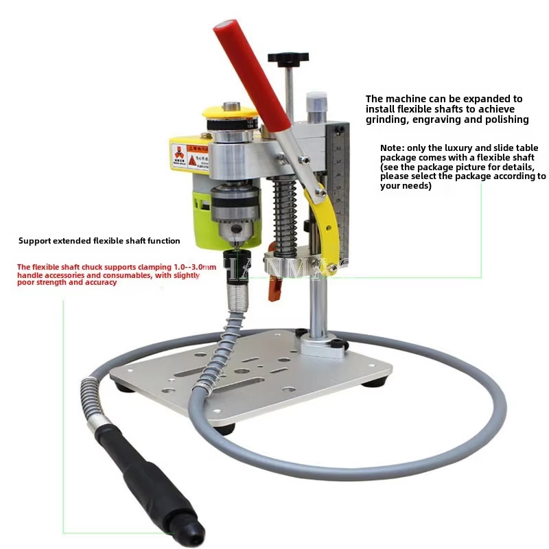 小型精密卓上ドリルプレス。DIY用マイクロドリルマシン。携帯 - Drill Press のレビューと価格