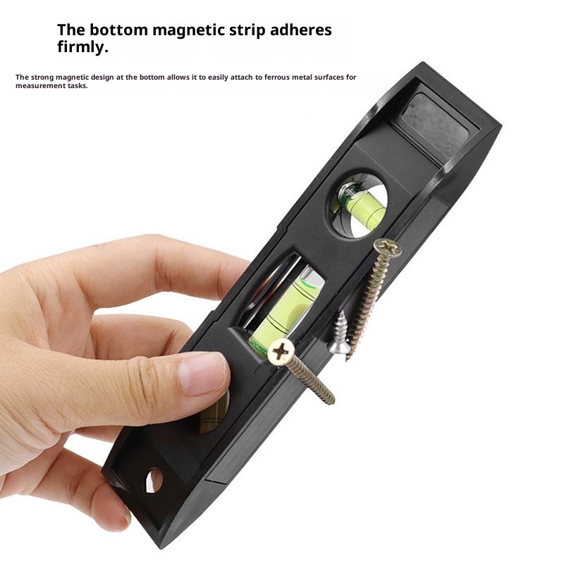 6インチのトルピード型水平器、磁石付き、3つの気泡管、小型、 - Spirit Level のレビューと価格
