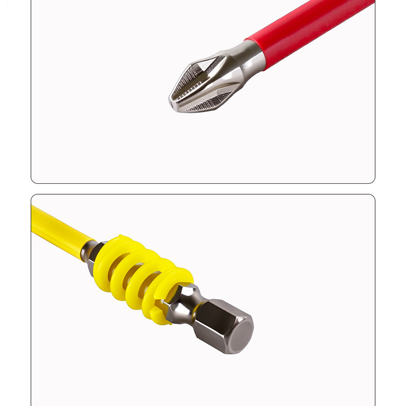 磁気ビットセット 耐衝撃性 1/4インチ六角ハンドル スプリ - Screwdriver Set のレビューと価格